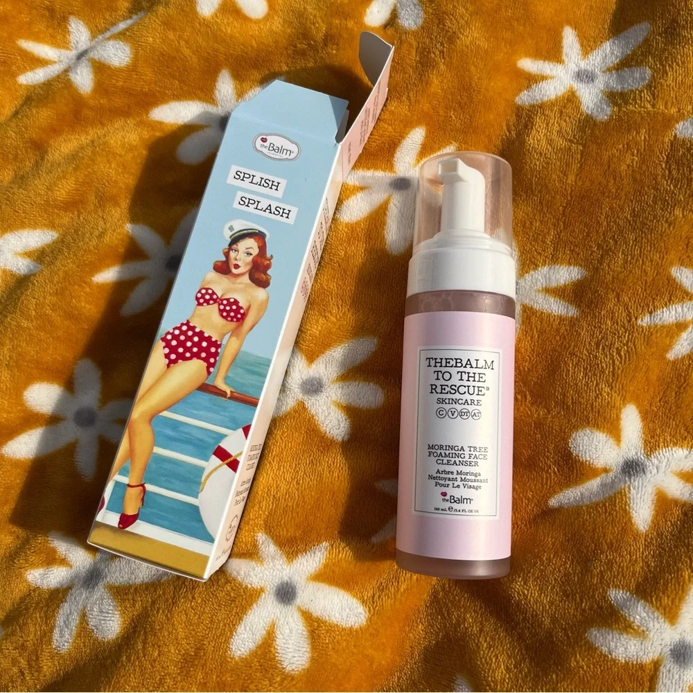 New NIB theBalm Moringa Tree Foaming Cleanser To The Rescue Skincare